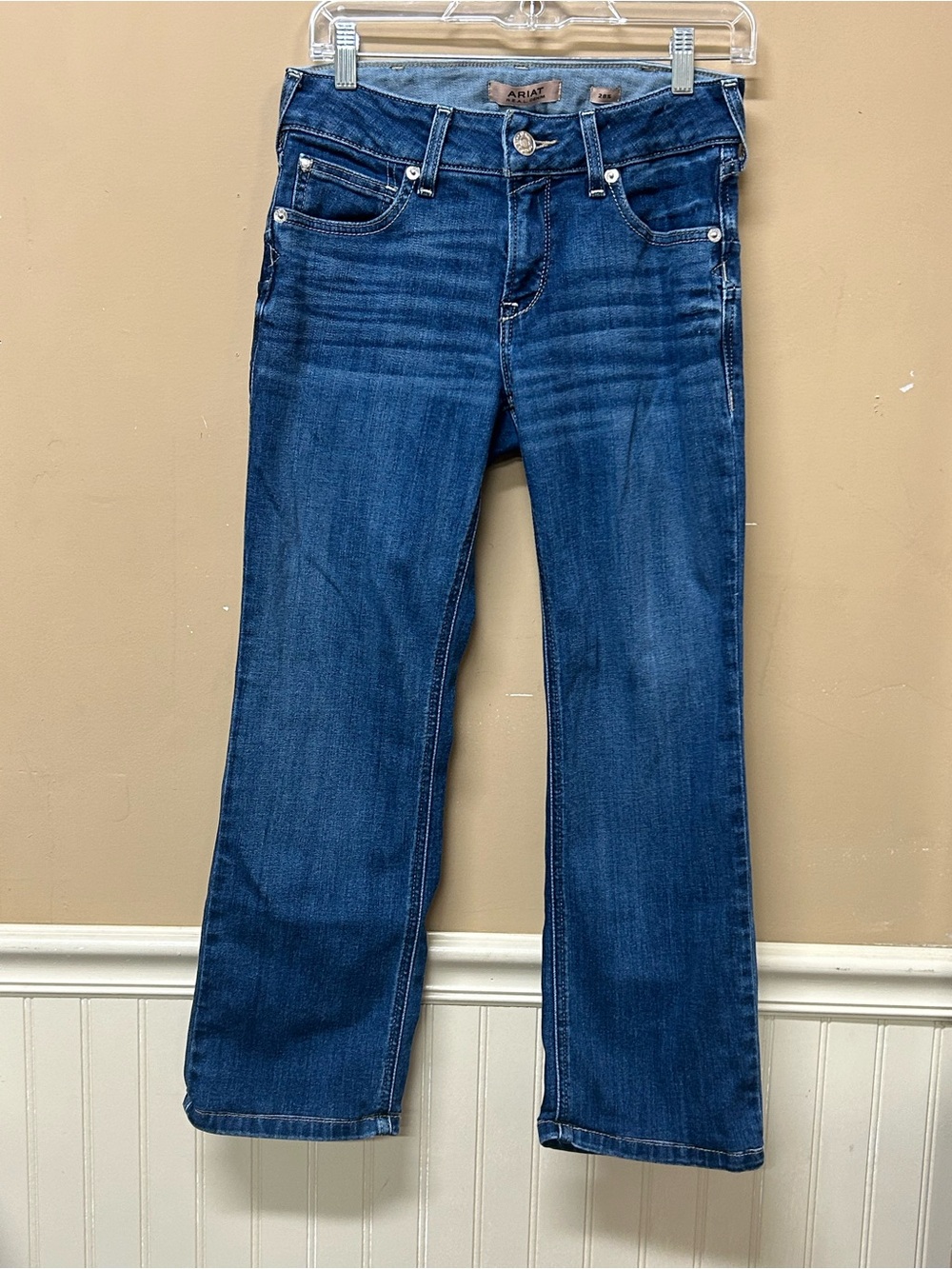 Ariat Women's Perfect Rise Straight Denim Jeans Size 28 Short EUC